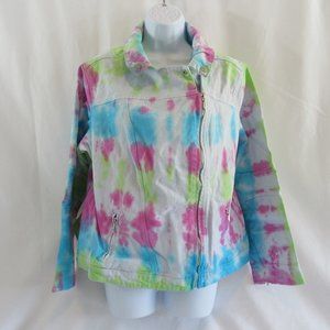 Tie Dyed Jean Jacket